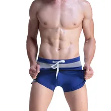 Мужские плавки, плавки, пляжная одежда, нижнее белье, шорты для серфинга, купальные костюмы, Лоскутная пляжная одежда для мужчин