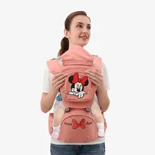 Дисней Микки дышащий рюкзак переносная детская Хипсит для переноски детей кучи отстой Коврик Слинг Хипсит(пояс для ношения ребенка