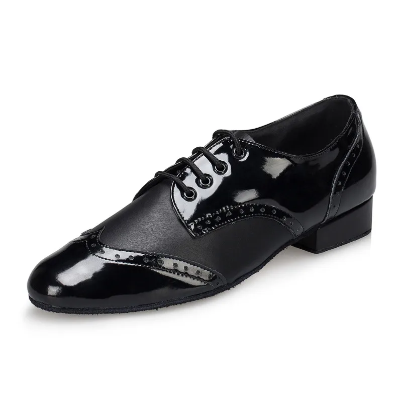 

Professional Men Tango Salsa Ballroom Latin Dance Shoes with Suede Sole 2.5cm Heels Synthetic leather