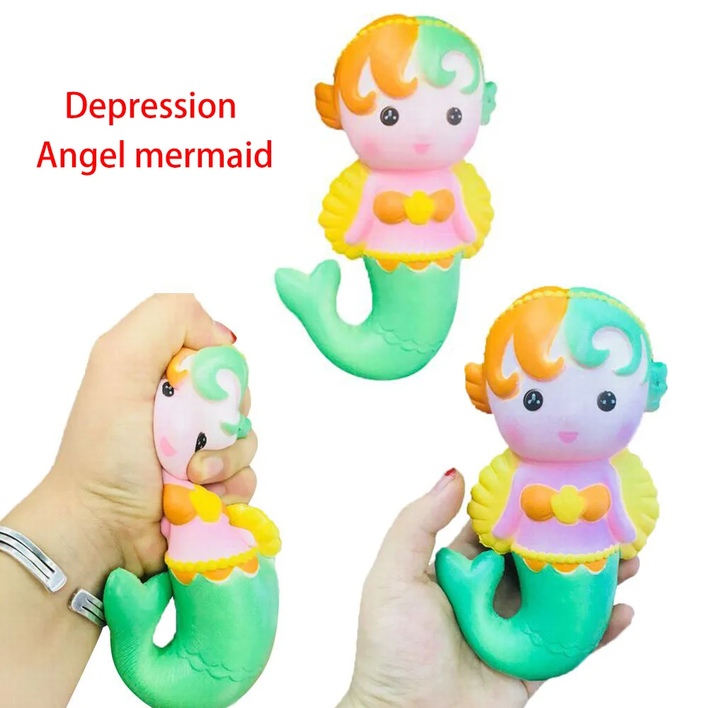 Angel mermaid медленно поднимающиеся игрушки для снятия стресса детские игрушки подарок