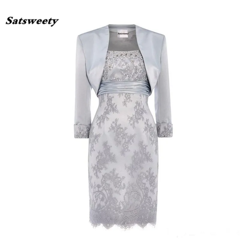silver mother of the bride dresses