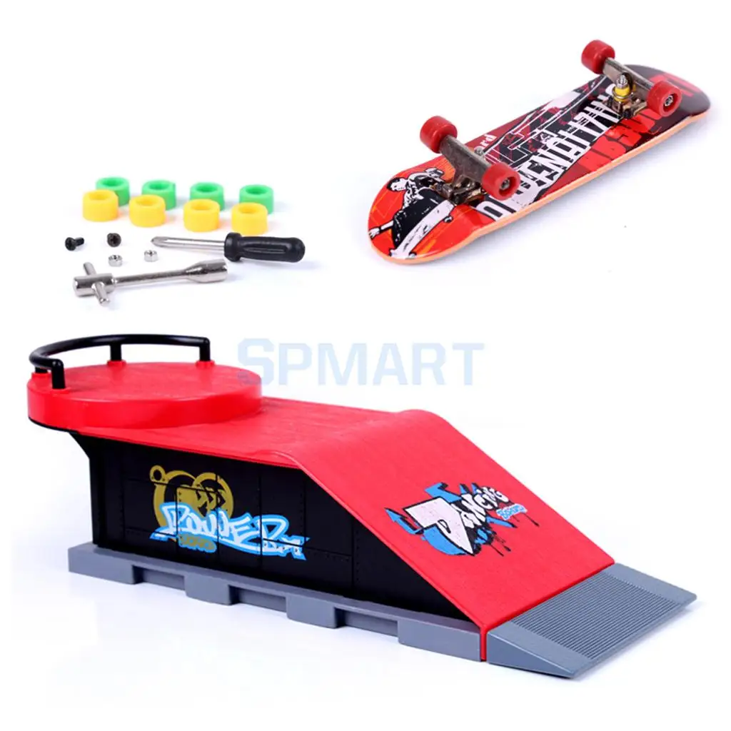 DIY Site Skate Park Ramp Finger Board Skateboard Site Ultimate Sports Prop