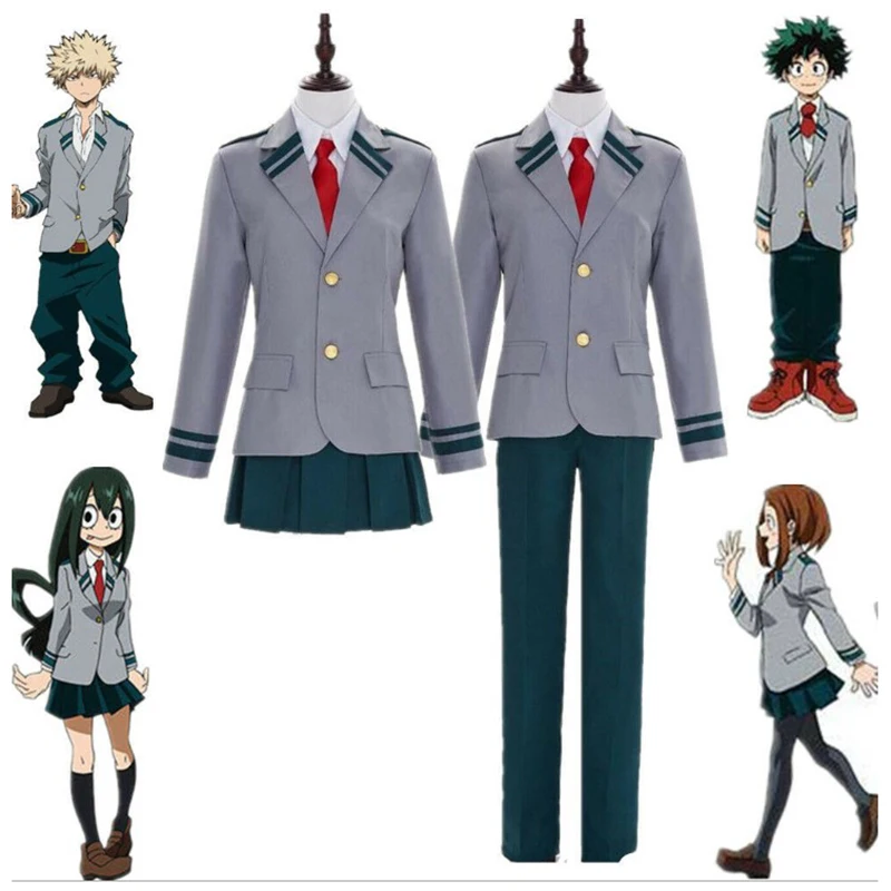 Школьная форма Boku no Hero Academia My костюм для косплея мидории изуку бакугу кацуки очко