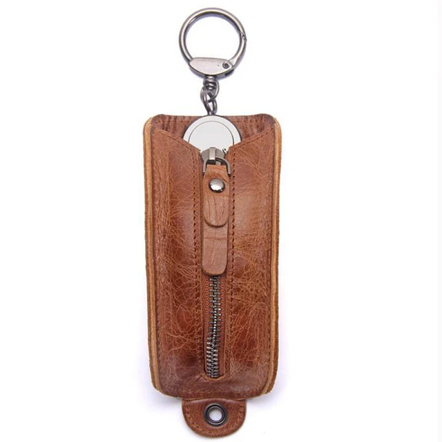 CONTACT'S Genuine Leather Key Holder Wallet women Unisex Solid men