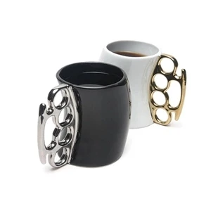 Латунные костяшки большой чашки, лучший подарок, Knuckleduster креативный идеальный дизайнерская кружка