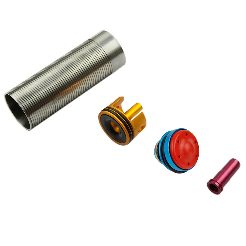 MA 4pcs Cylinder head/piston head/nozzle/Cylinder Set for M4 Series airsoft AEG in Hunting Gun