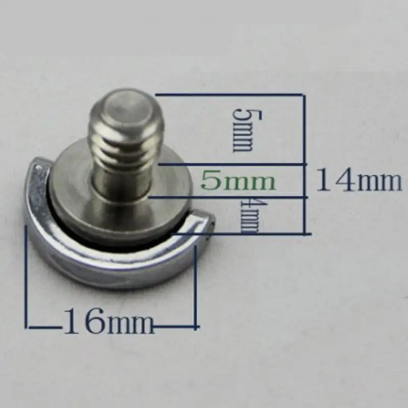 5 шт. 1/4 винт для камеры для быстроразъемной пластины 1/4 дюймов складной d-образный Адаптер штатив монопод БЫСТРОРАЗЪЕМНАЯ пластина винт для камеры
