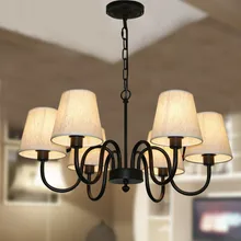 Специальная Европейская американская кантри гостиная люстра в форме свечи светильник льняные скатерти idyllic ресторан люстра лампа спальня де