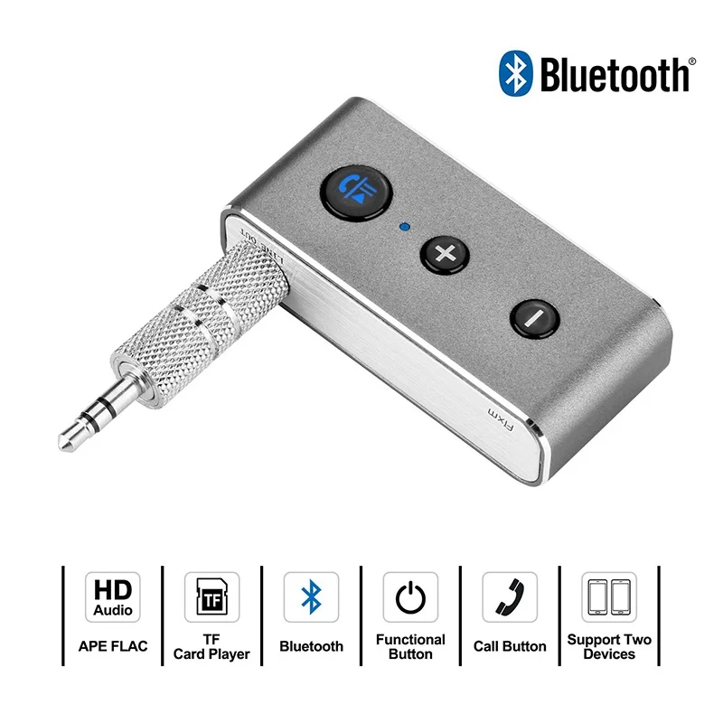 VicTsing Bluetooth Music Receiver Портативный автомобиля Aux Беспроводной Bluetooth приемник для плеера с 3,5 мм автомобильный комплект аудио адаптер