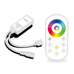 DC5-24V DIM CCT RGB RGBW RGB + CCT светодиодный контроллер мини сенсорный пульт дистанционного управления для 3528 или 5050 светодиодный ленты 5 в 12 В 24 в