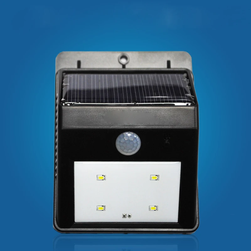 

super bright outdoor waterproof human body induction led solar energy wall lamp