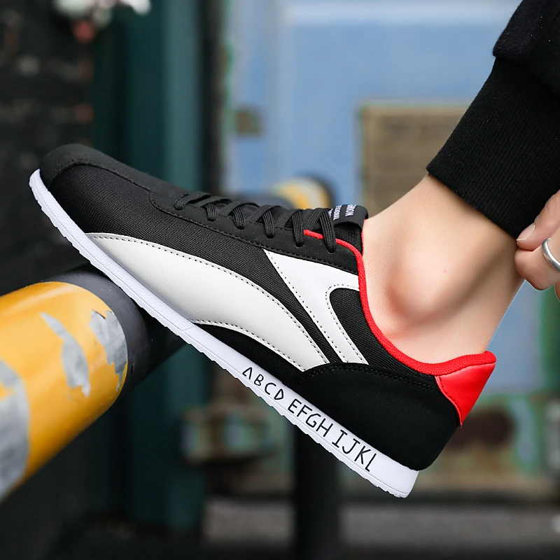 

Casual Shoes Men Spring Pu Leather Breathable Comfort Adult Male Shoes High Quality Sneakers Men Walking Male Shoes