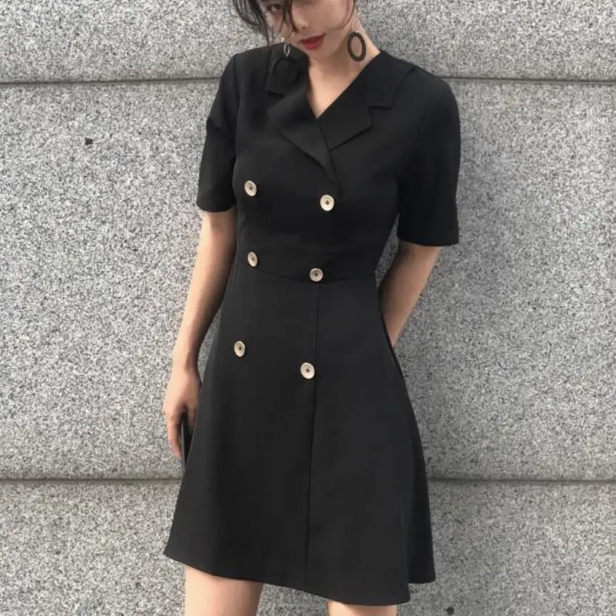 PLUS SIZE 2XL Women Blazer Double Breasted Dress Korean