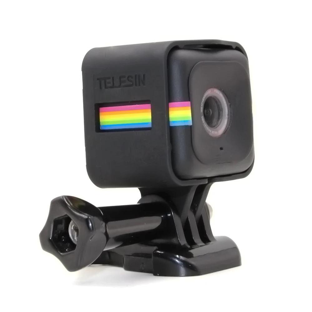 

TELESIN Protective Frame Housing Camera Case Compatible Tripod Base Mount, Screw for Polaroid Cube and Cube+ Action Cameras