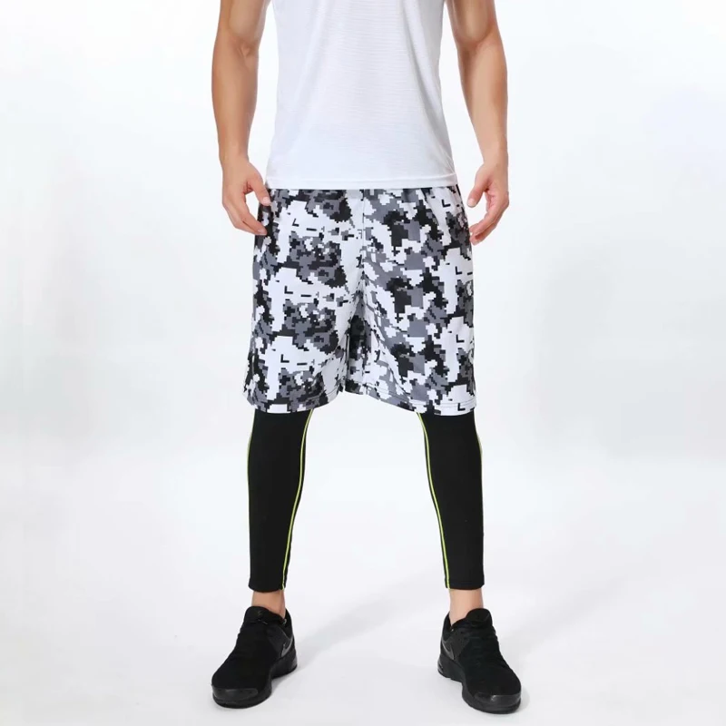

Summer Basketball Training Shorts Men Outdoor Running Sport Jersey Shorts Male Loose Breathable Gym Fitness Short Trouser