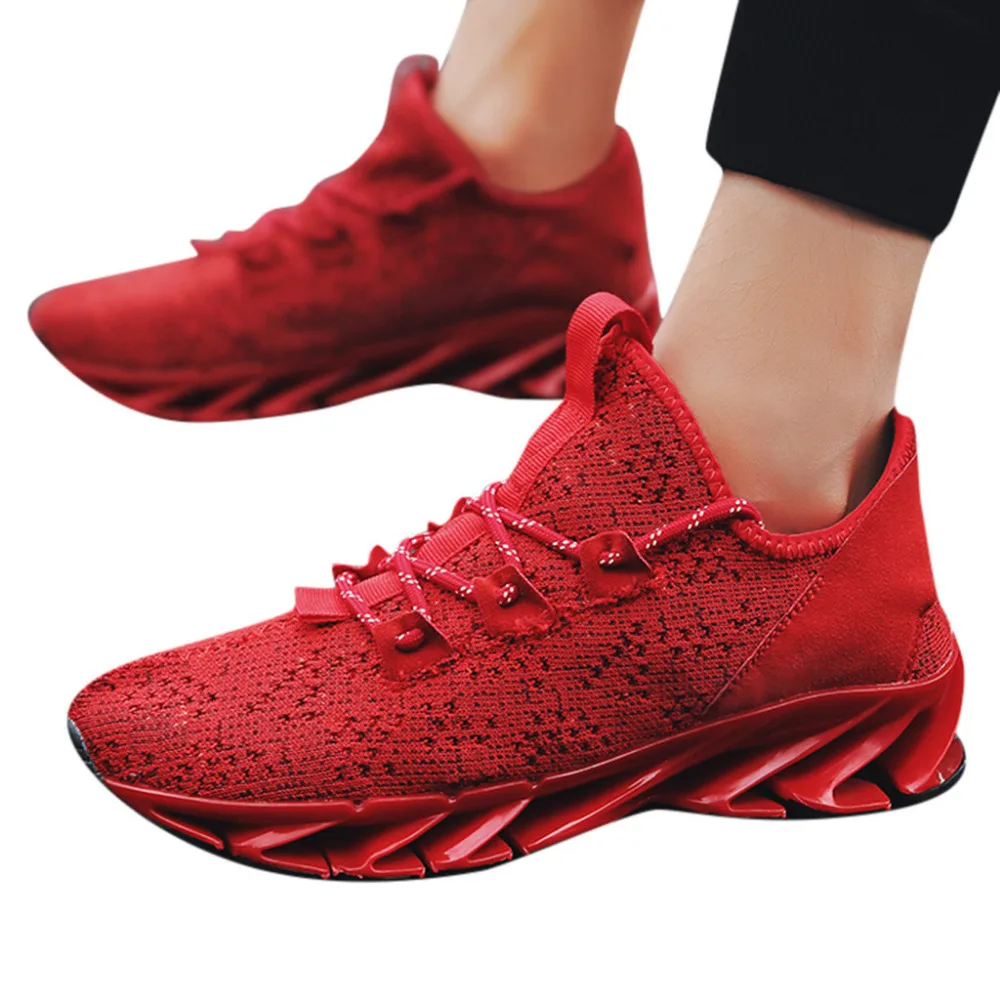 2019 Men's plus-size casual light and comfortable breathable walking shoes running outdoor sports shoes for male 40J10 (7)