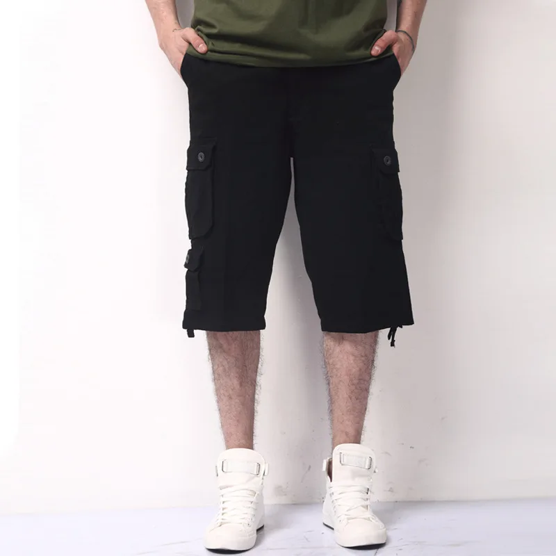 2019 New Mens Summer Army Cargo 3/4 
