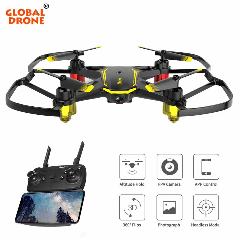 

Global Drone Mini Drone GW66 Micro Drones 6-Axis Gyro Headless Mode Wifi FPV Quadrocopter With Camera Dron Toys For Children