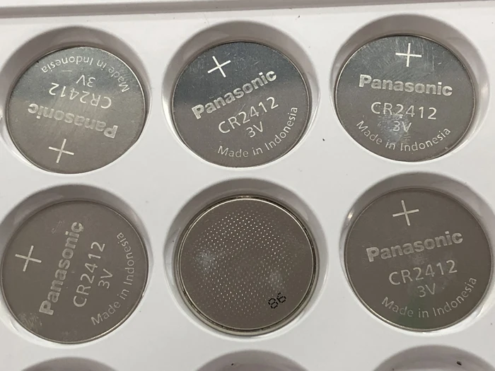 10 шт./лот Panasonic CR2412 3 в литиевая монета часы брелоки батарейные батареи ячейки для