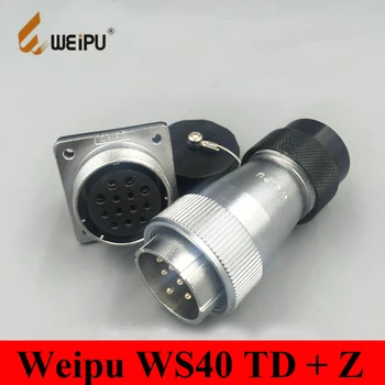 

Original Weipu WS40 Connector TD + Z 5 9 15 26 31 Pin Male TD Plastic Hose Cable Plug Female Z Square Flange Panel Mount Socket