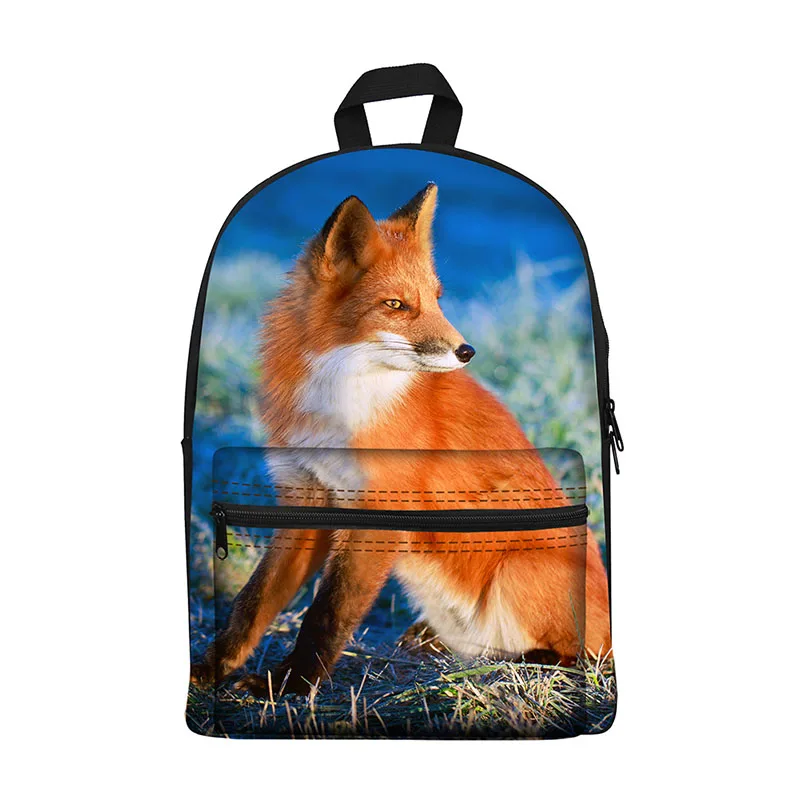 #*Cheap New 2017 Kawaii canvas Backpack for Girls Fashion Children School Bag Cute Animal fox Backpack Kids School Backpack