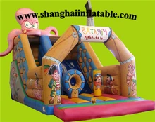 Amusement Park Entertainment Equipment INFLATABLE pirate bounce house