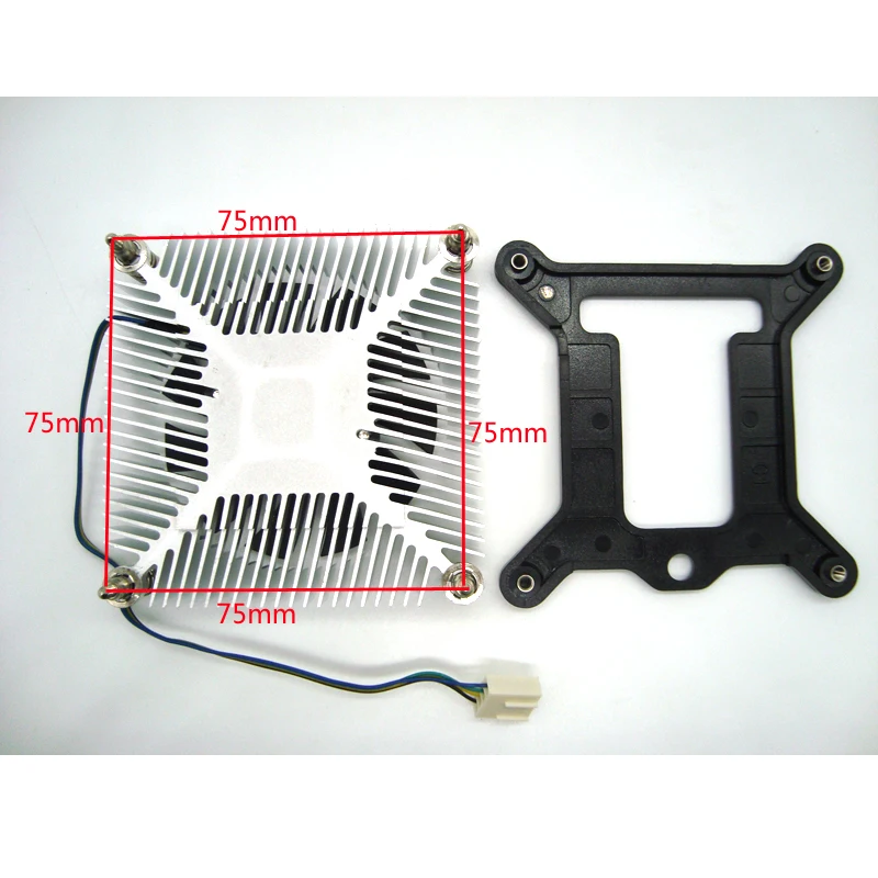 1150 1151 1155 1156 кулер для процессора 1U 4pin PWM вентилятор для процессора с алюминиевым радиатором 1500-3500 об/мин охлаждающий вентилятор для компьютера