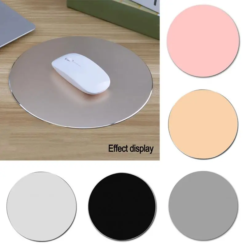 Computer Gaming Mouse Pad Aluminum Alloy Metal Round Mouse Pad Mice Pad Mat Cusion Office Computer Table Mats #905 New Computer Gaming Mouse Pad Aluminum Alloy Metal Round Mouse Pad Mice Pad Mat Cusion Office Computer Table Mats #905 New