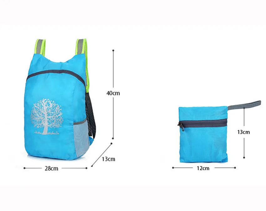 Fishsunday прочный складной Packable легкий туристический рюкзак Daypack 0710