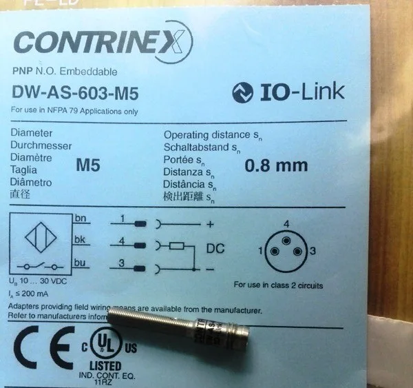 

Sensor DW-AS-603-M5 proximity switch sensor