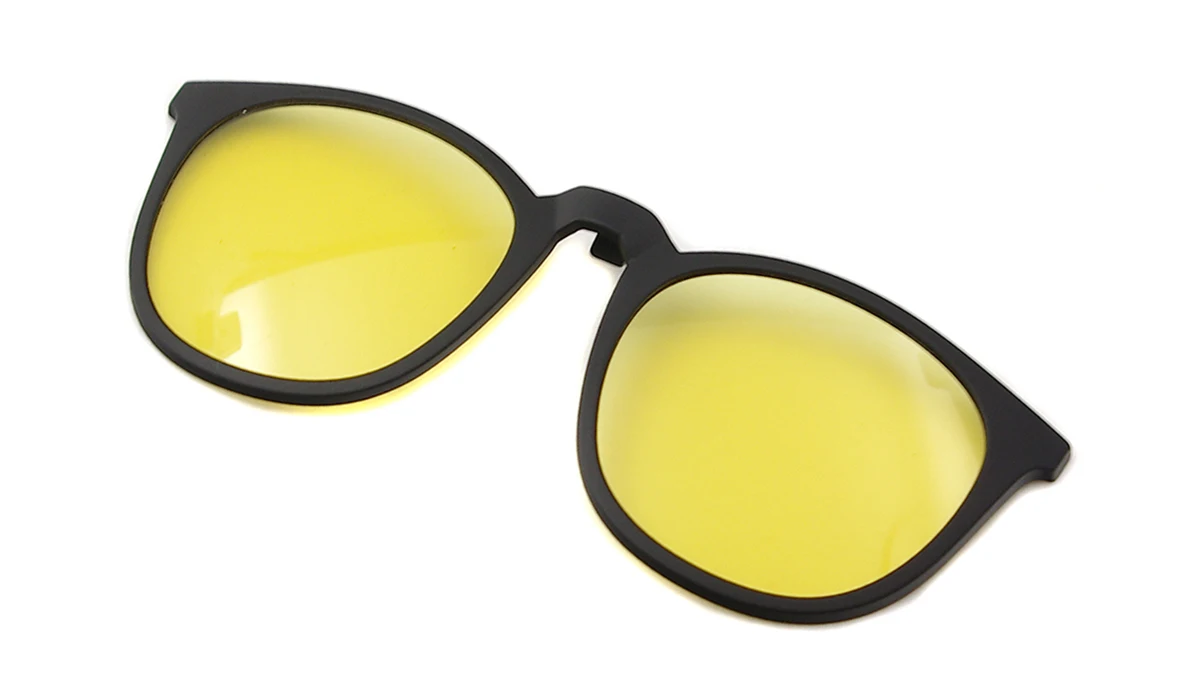 Мужские Круглые винтажные магнитные солнцезащитные очки с зажимом для модели 5518