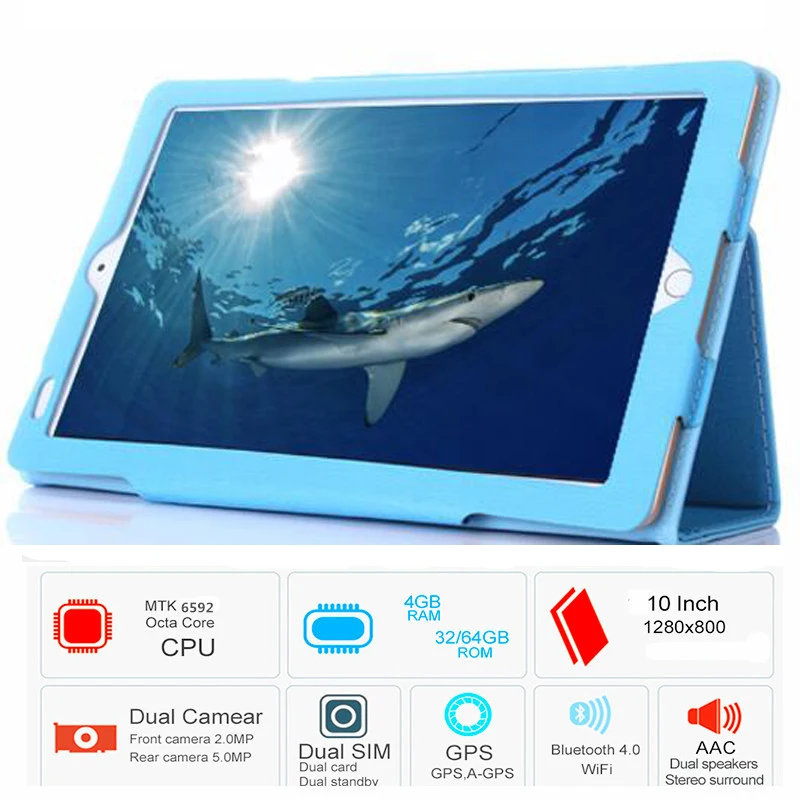 

CARBAYTA NEW P80 10.1' Tablets Android 6.0 8 Octa Core Camera Dual SIM the tablet WIFI OTG GPS Google bluetooth phone ROM 32GB