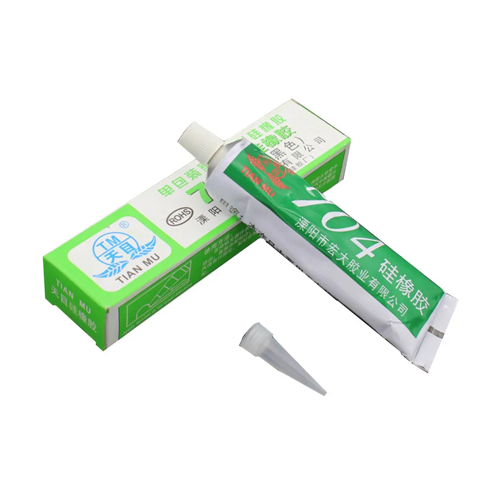 

2pcs/lot 704 fixed high temperature resistant silicone rubber insulated sealing glue 704 waterproof silicone thermal conductive