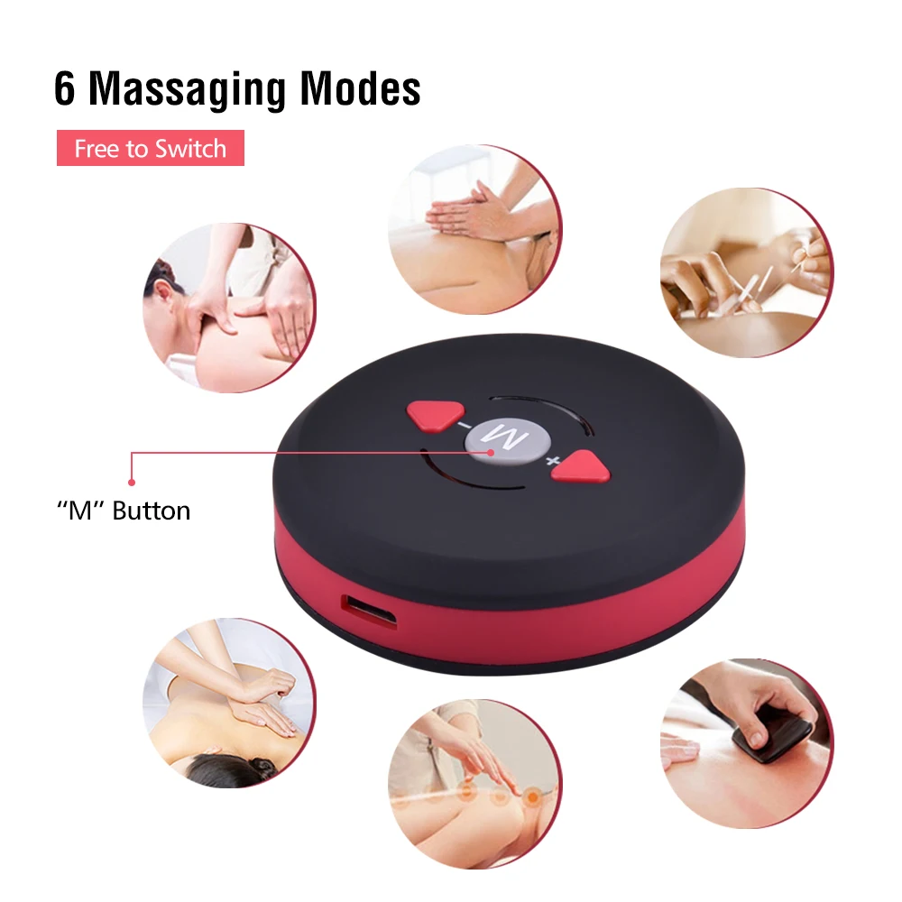 Rechargeable USB EMS Foot Massage Mat Foldable EVA Massager Pad 6 Adjustable Massaging Mode 9 Intensity Levels Vibration Muscle