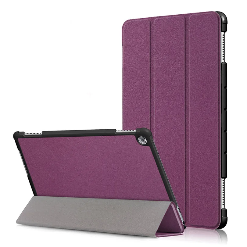 Чехол с функцией автоматического сна/пробуждения для huawei Mediapad M5 lite 10 Тонкий чехол для huawei MediaPad M5 lite 10 BAH2-W19/L09/W09 10," планшет - Цвет: Purple