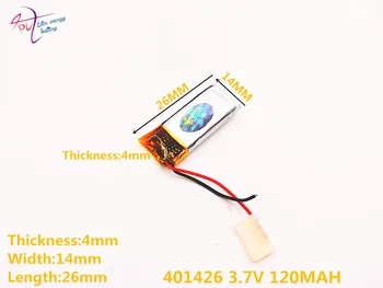 

1PCS 401426 401525 3.7V 120mah tablet battery With Protection Board For MP3 MP4 MP5 GPS Glass Digital Product