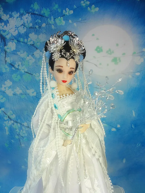 1" ручной работы коллекционные китайские куклы с гибкими шарнирами древние куклы для девочек винтажные BJD куклы игрушки рождественские подарки