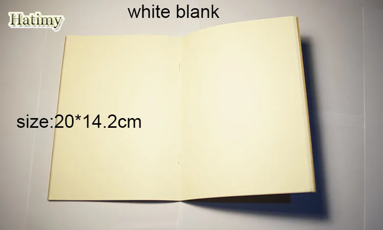 Блокнот-планировщик A5 для путешественников, перенаполнитель sprail repalce, бумага 200*142 см, сменный блокнот skechbook, A5 - Цвет: white blank