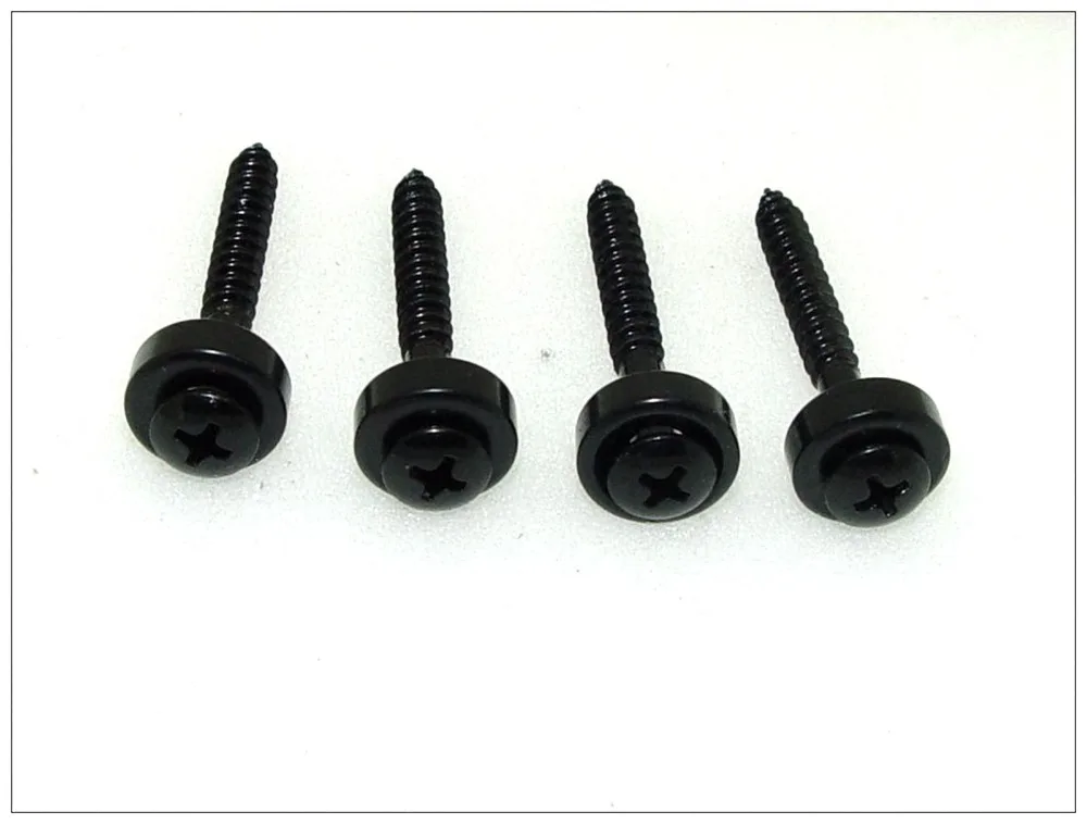 

8pcs Guitar Neck Mounting Bushings Ferrules and 8pcs Screws Black