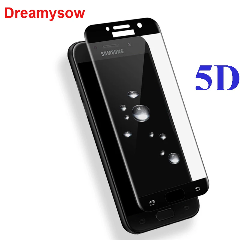 5D полное покрытие Защитное стекло для Samsung Galaxy A5 2017 A3 A7 A8 J730 J530 J330 J3 J5 J7 Prime защита