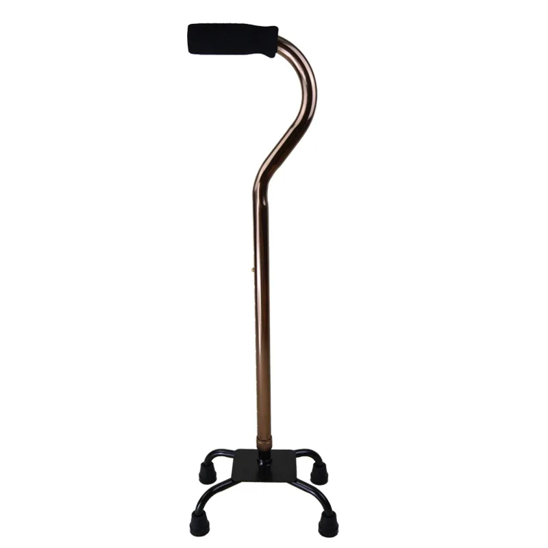 

Four sections Walking stick Trekking Hiking Stick Cane Travel Crutch height Adjustable anti-skid walking aid