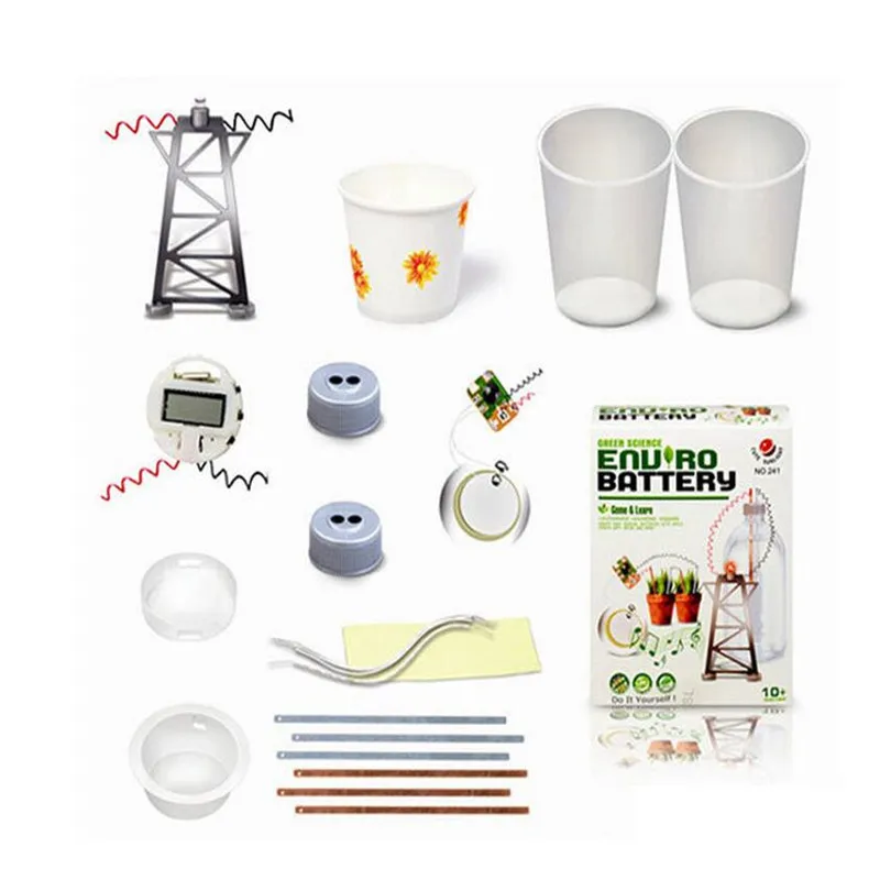 DIY Power Generation Experiment Electricity Circuit Physics Science Toy Set  Children Intelligence Educational Toys (2)