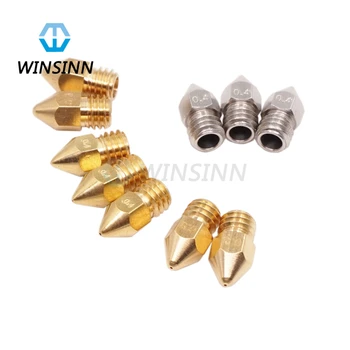 

3D Printer Nozzle For Zortrax M200 Extruder Hotend Kit .2mm .3mm .4mm .5mm Copper & Stainless steel