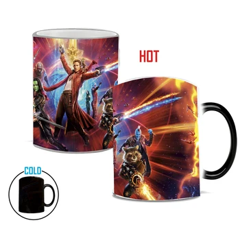 

Groot and Rocket mug color changing mugs magic coffee mugs best gift for your friends