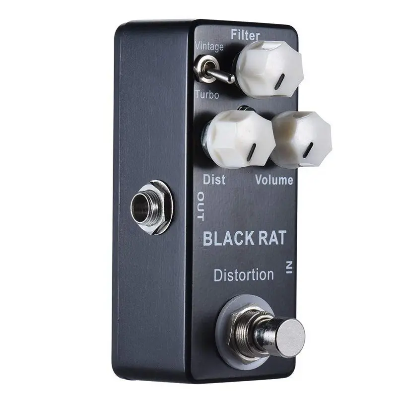 Mosky Black RAT Distortion мини гитарная педаль эффектов