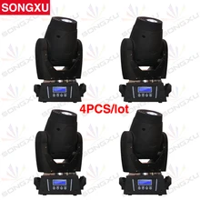Songxu 4 шт./лот Профессиональный 120 Вт Светодиодные пятно Moving головной свет для сцены Театр Disco для вечеринки и ночного клуба/sx-mh120