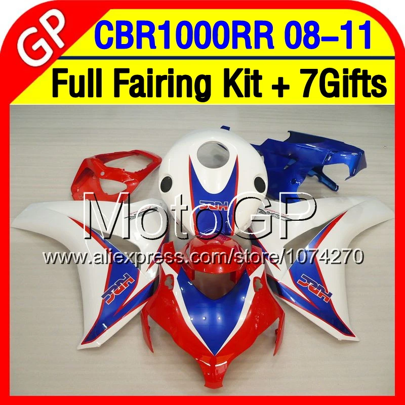 7 подарки + НОВЫЙ Для HONDA CBR1000RR 08 09 Завод Синий 10 11 CBR 1000 P815 1000RR CBR1000 RR 2008 2009 2010 2011