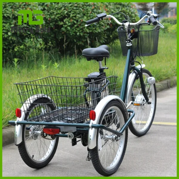 Vendita calda E Prezzo A Buon Mercato 36 V 250 W Triciclo Elettrico Merry  Oro Grande Triciclo Per Adulti con Max in fase di caricamento 100  KG|electric tricycle|tricycle for adultstricycle for sale -