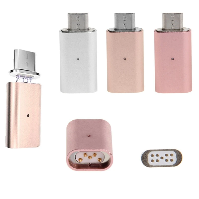 

Micro USB to Magnetic Quick Charge Adapter Charger Converter For Phones Tablets