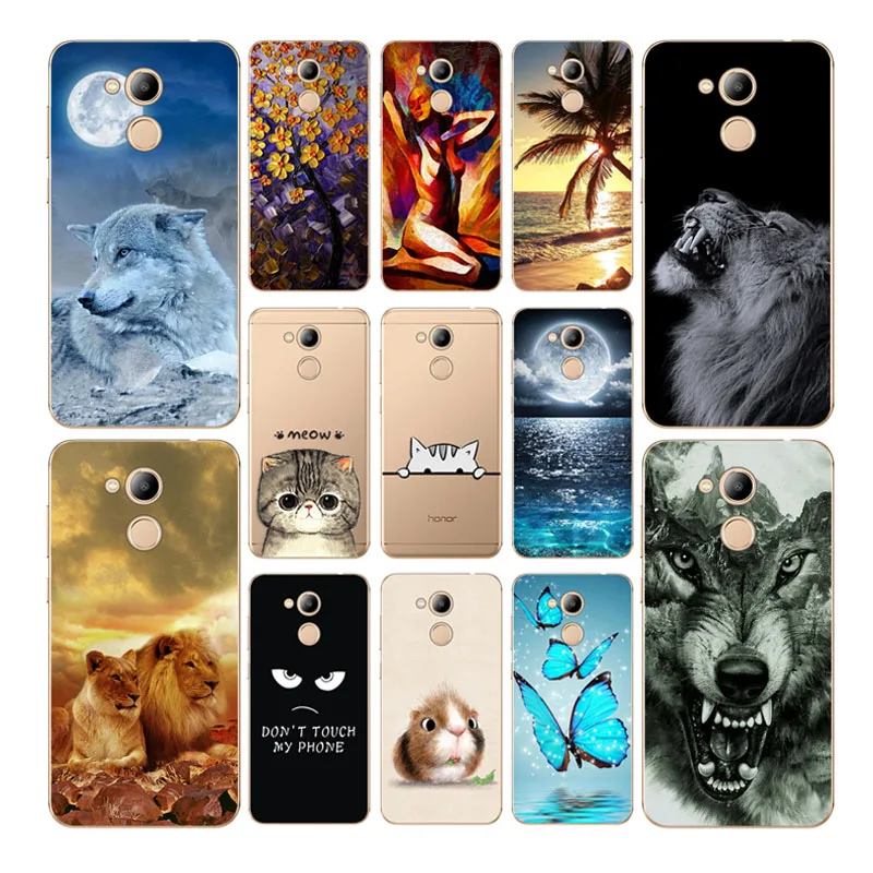 

Case for Huawei Honor 6C Pro For Huawei Honor 6A Case Painted Soft Silicone Cover For Honor 6A 6 A Cases Honor6C PRO Coque Funda
